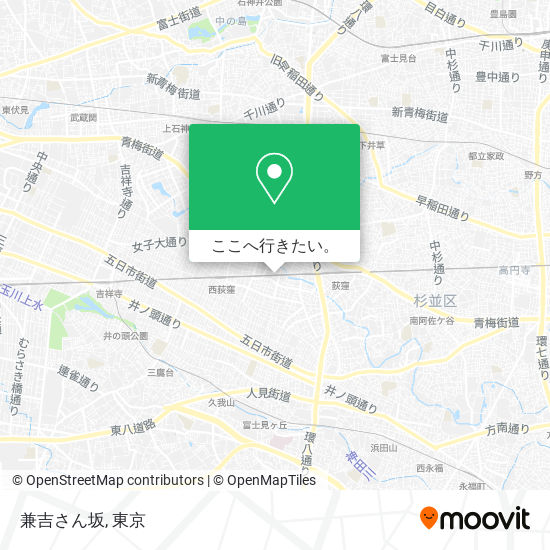 兼吉さん坂地図