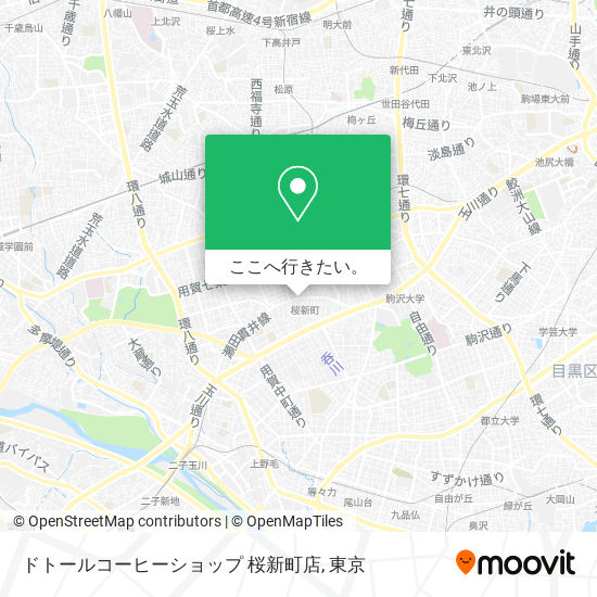 ドトールコーヒーショップ 桜新町店地図