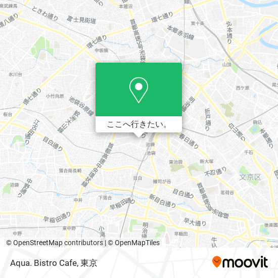 Aqua. Bistro Cafe地図