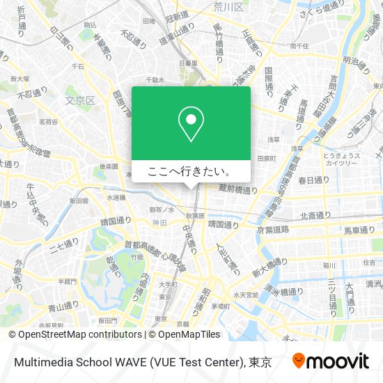 Multimedia School WAVE (VUE Test Center)地図