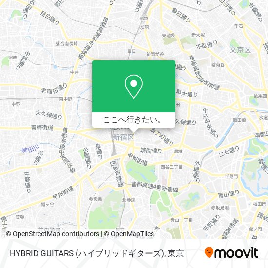 HYBRID GUITARS (ハイブリッドギターズ)地図