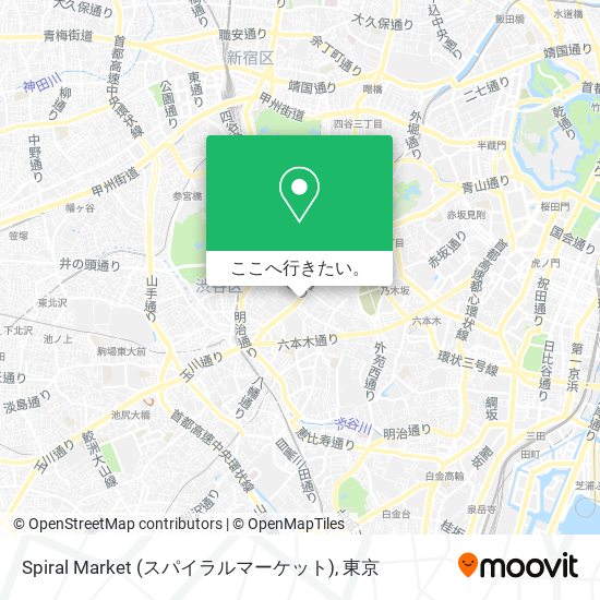 Spiral Market (スパイラルマーケット)地図