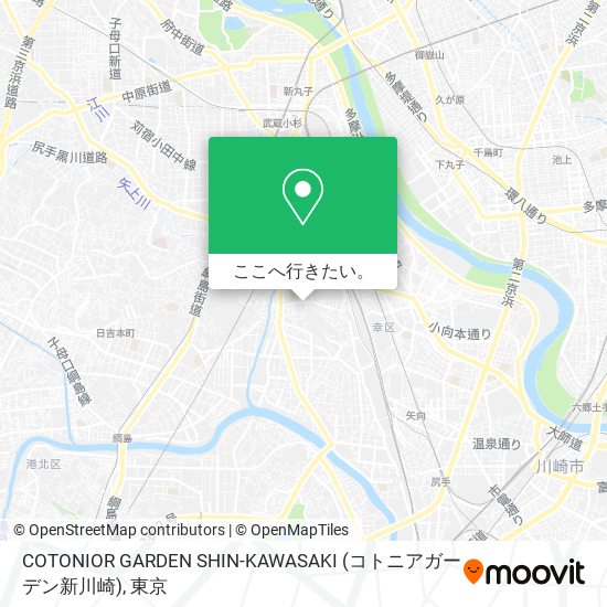 COTONIOR GARDEN SHIN-KAWASAKI (コトニアガーデン新川崎)地図