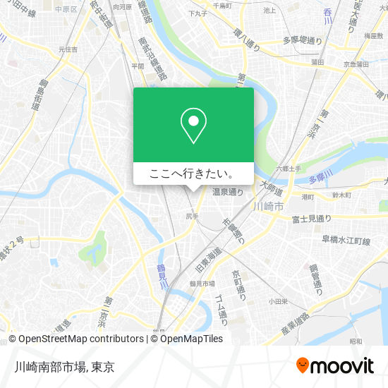 川崎南部市場地図
