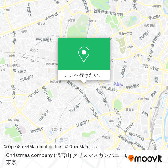 Christmas company (代官山 クリスマスカンパニー)地図