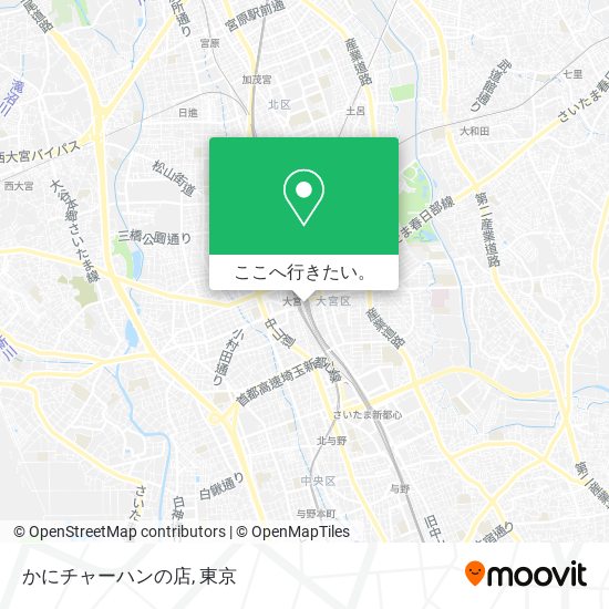 かにチャーハンの店地図