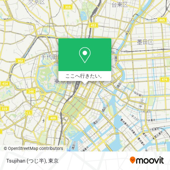 Tsujihan (つじ半)地図