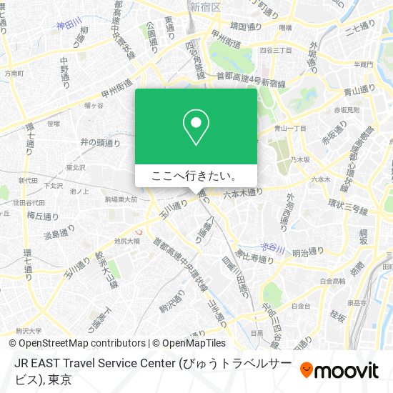 JR EAST Travel Service Center (びゅうトラベルサービス)地図