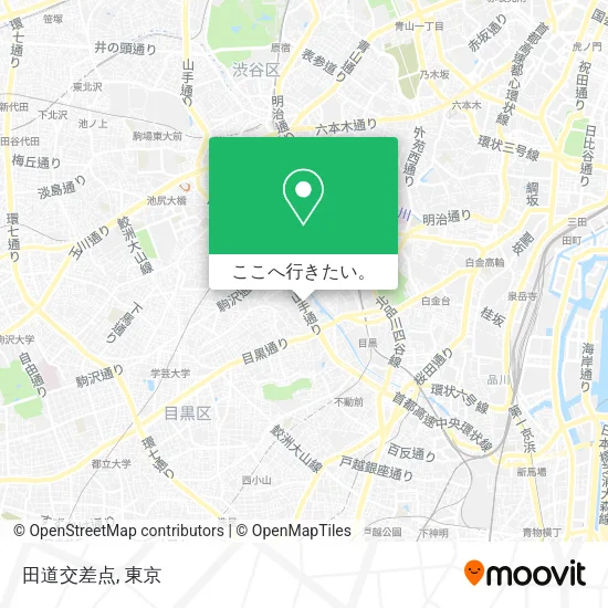 田道交差点地図