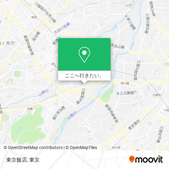 東京飯店地図