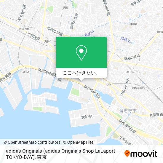adidas Originals (adidas Originals Shop LaLaport TOKYO-BAY)地図