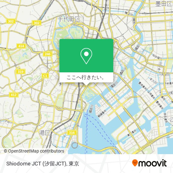 Shiodome JCT (汐留JCT)地図