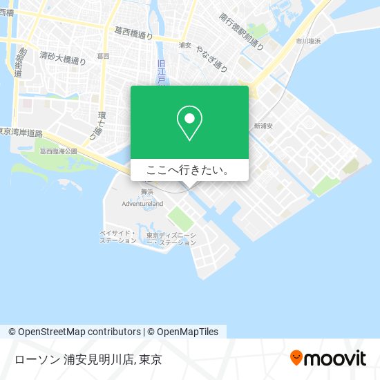 ローソン 浦安見明川店地図