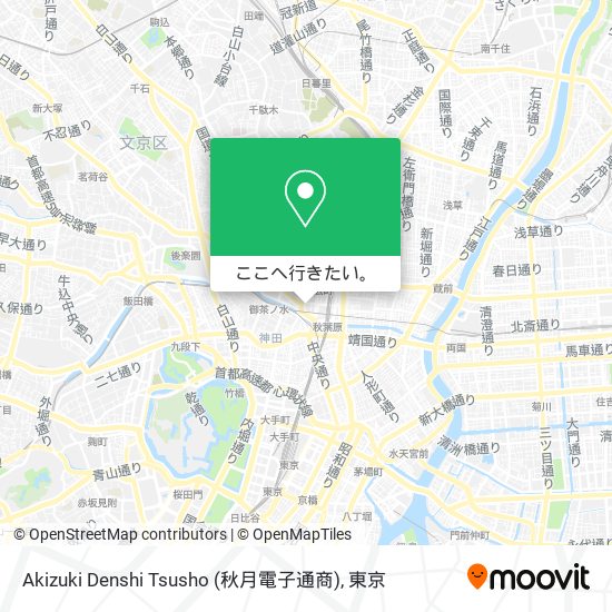 Akizuki Denshi Tsusho (秋月電子通商)地図