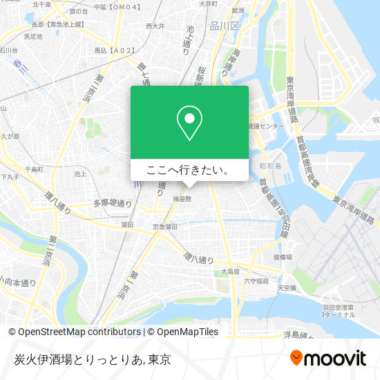 炭火伊酒場とりっとりあ地図