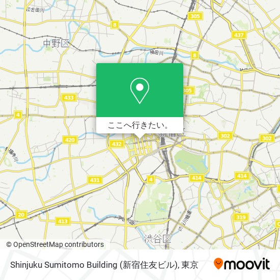 Shinjuku Sumitomo Building (新宿住友ビル)地図