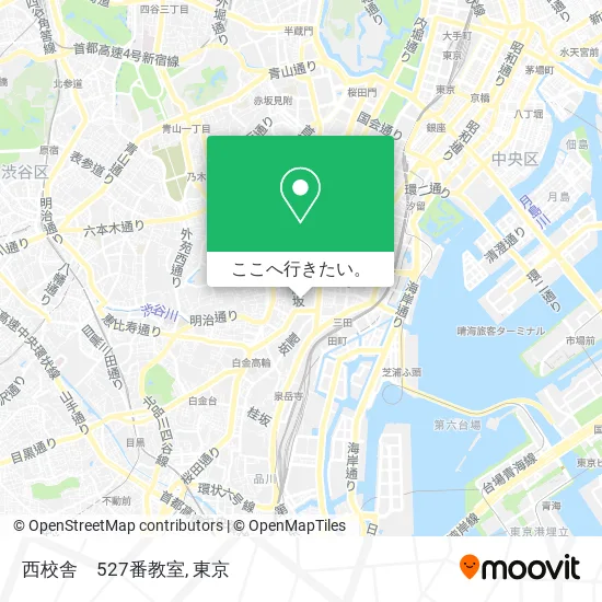 西校舎　527番教室地図