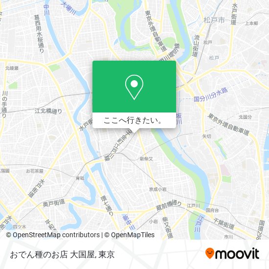 おでん種のお店 大国屋地図