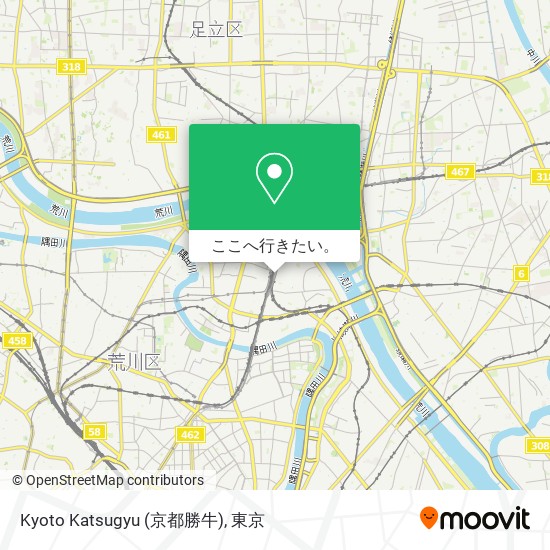 Kyoto Katsugyu (京都勝牛)地図