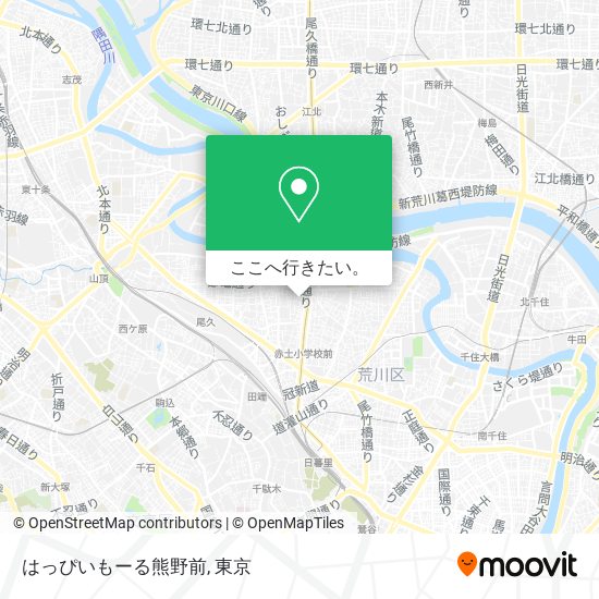 はっぴいもーる熊野前地図