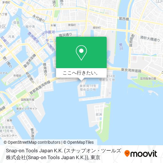 Snap-on Tools Japan K.K. (スナップオン・ツールズ株式会社(Snap-on Tools Japan K.K.))地図