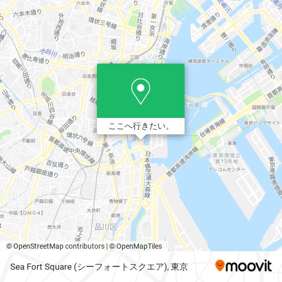 Sea Fort Square (シーフォートスクエア)地図