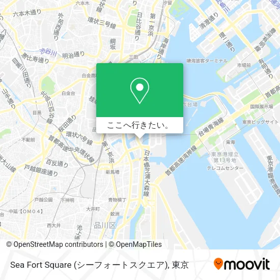 Sea Fort Square (シーフォートスクエア)地図