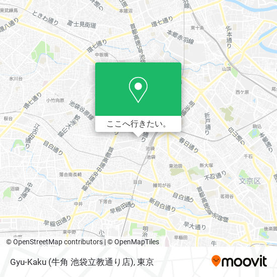 Gyu-Kaku (牛角 池袋立教通り店)地図