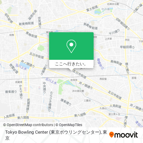 Tokyo Bowling Center (東京ボウリングセンター)地図