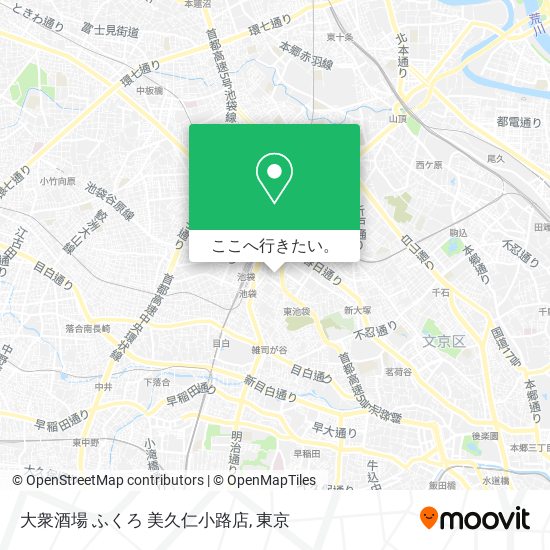 大衆酒場 ふくろ 美久仁小路店地図