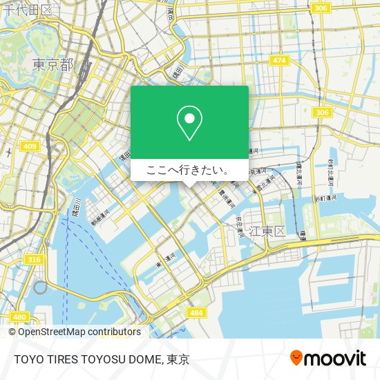 TOYO TIRES TOYOSU DOME地図