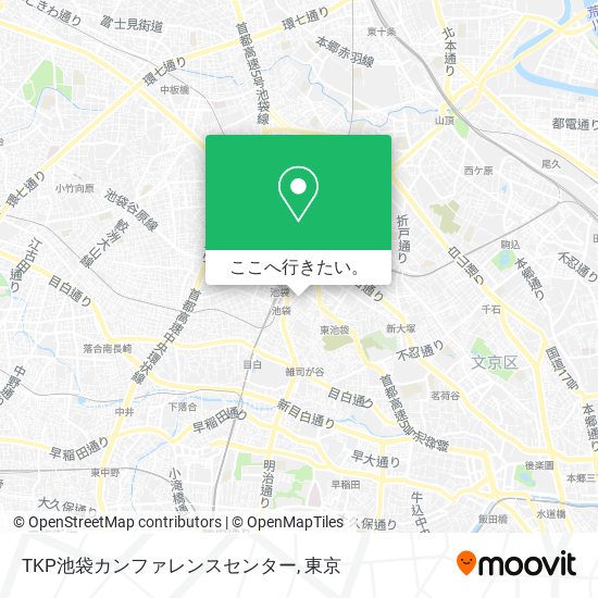 TKP池袋カンファレンスセンター地図