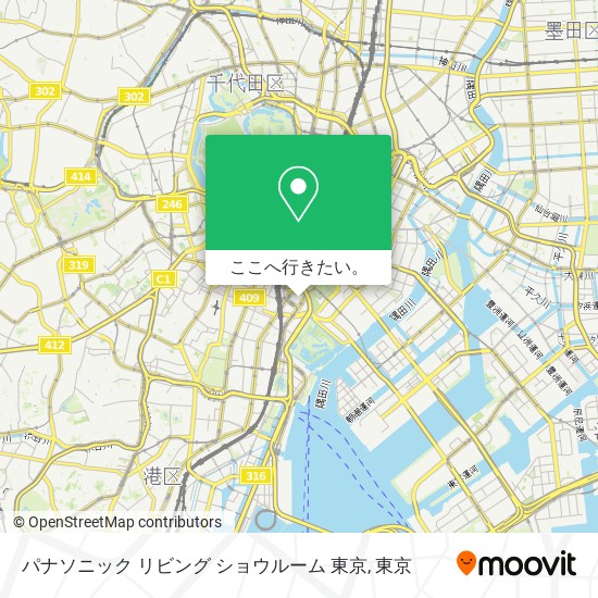 パナソニック リビング ショウルーム 東京地図