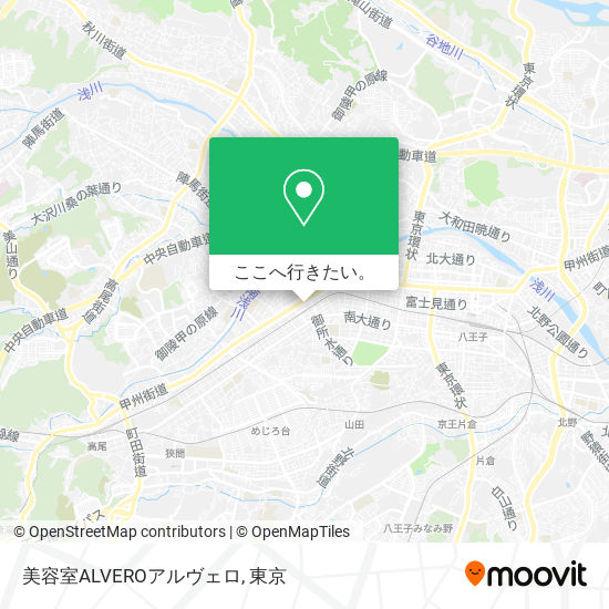 美容室ALVEROアルヴェロ地図