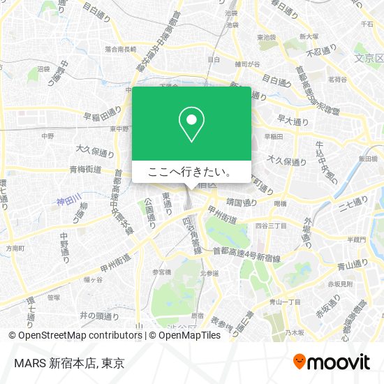 MARS 新宿本店地図