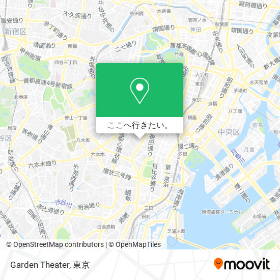 Garden Theater地図