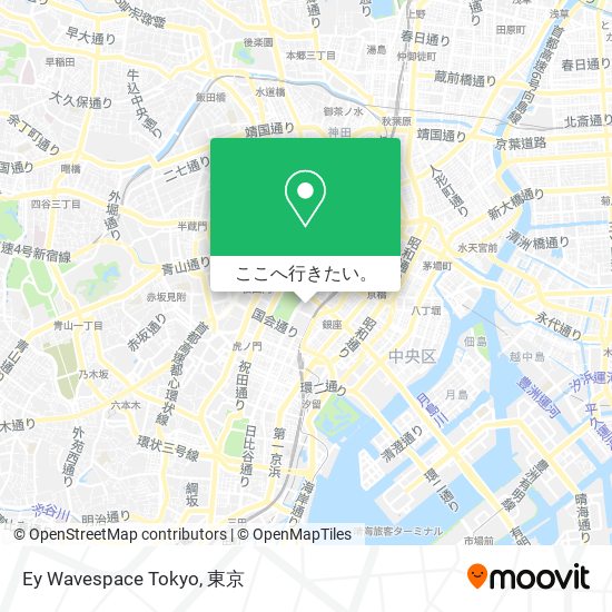 Ey Wavespace Tokyo地図