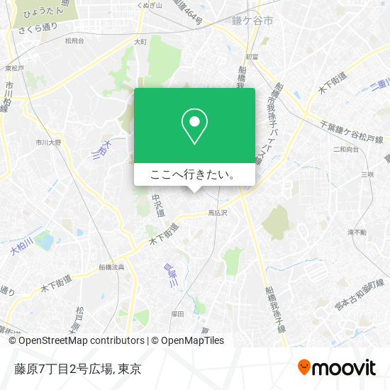 藤原7丁目2号広場地図