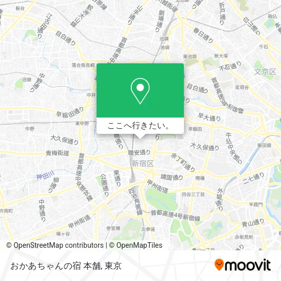 おかあちゃんの宿 本舗地図