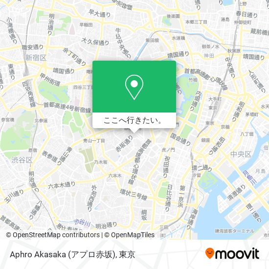 Aphro Akasaka (アプロ赤坂)地図