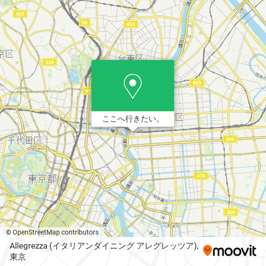 Allegrezza (イタリアンダイニング アレグレッツア)地図