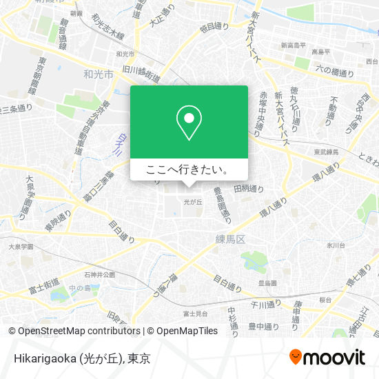 Hikarigaoka (光が丘)地図