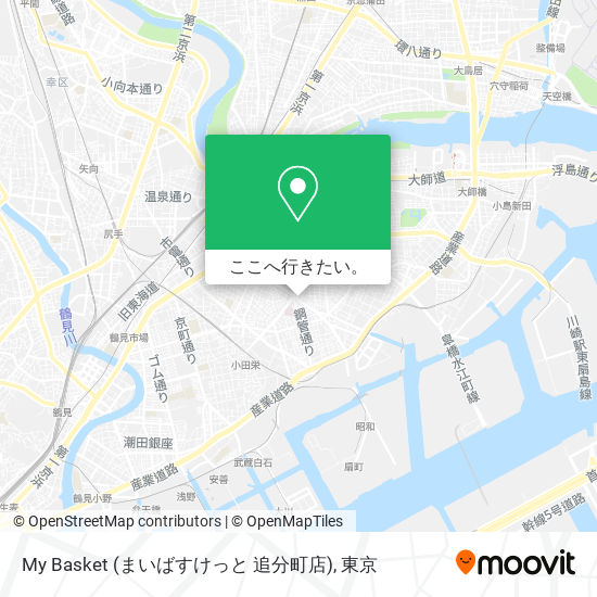 My Basket (まいばすけっと 追分町店)地図