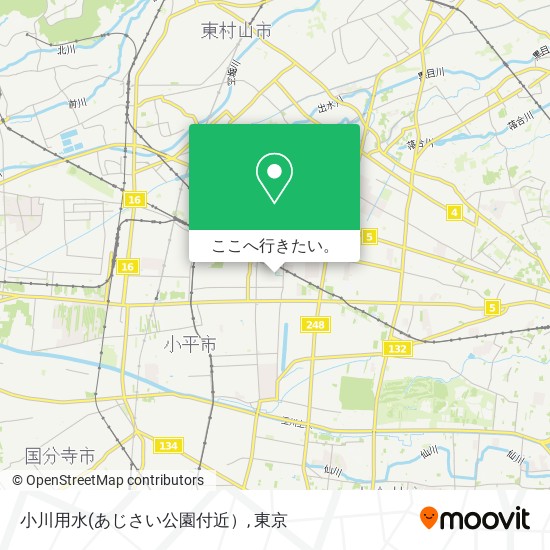 小川用水地図