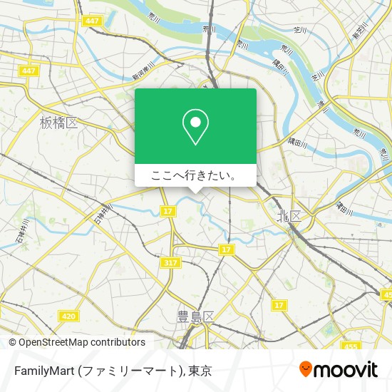 FamilyMart (ファミリーマート)地図