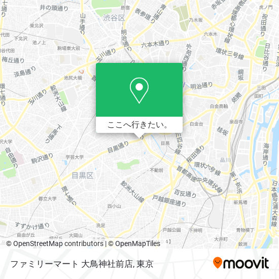 ファミリーマート 大鳥神社前店地図