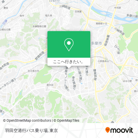 羽田空港行バス乗り場地図