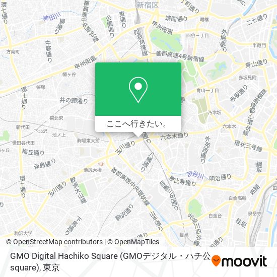 GMO Digital Hachiko Square (GMOデジタル・ハチ公square)地図