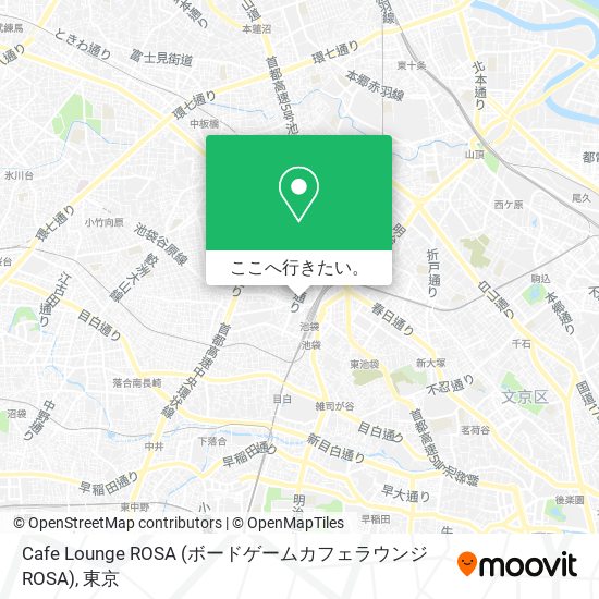 Cafe Lounge ROSA (ボードゲームカフェラウンジ ROSA)地図