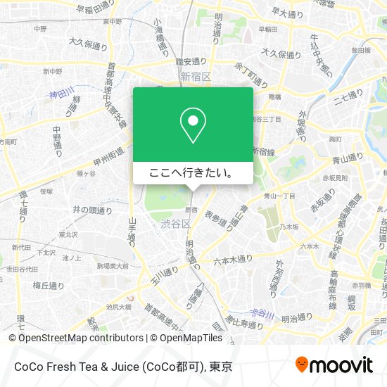 CoCo Fresh Tea & Juice (CoCo都可)地図